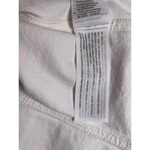 Abercrombie & Fitch White Denim Jacket - Picture 6 of 8